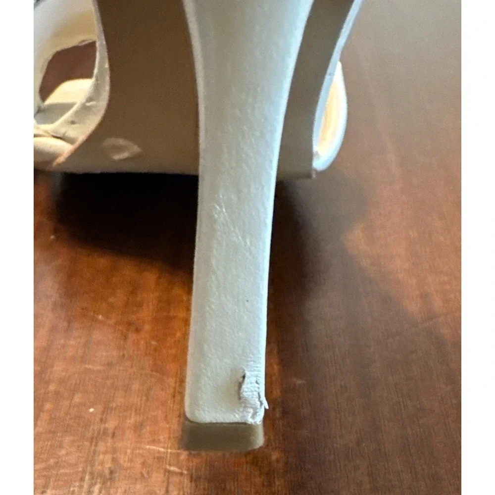 Vince Camuto Brelanie Nude Woven Knot Mule‎ Heels Women's Size 10M